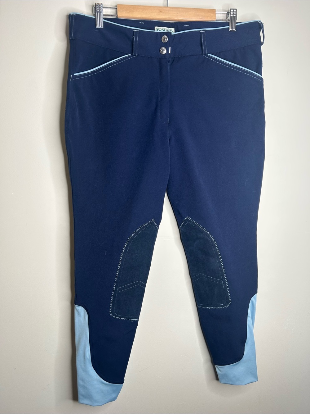 Dover Saddlery Navy Blue Riding Pants Size 32 Horse Equestrian
